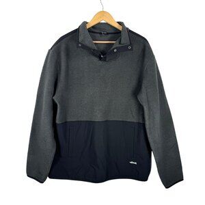 Allbirds Fluffy‎ Fleece 1/4 snap gray athleisure sz L